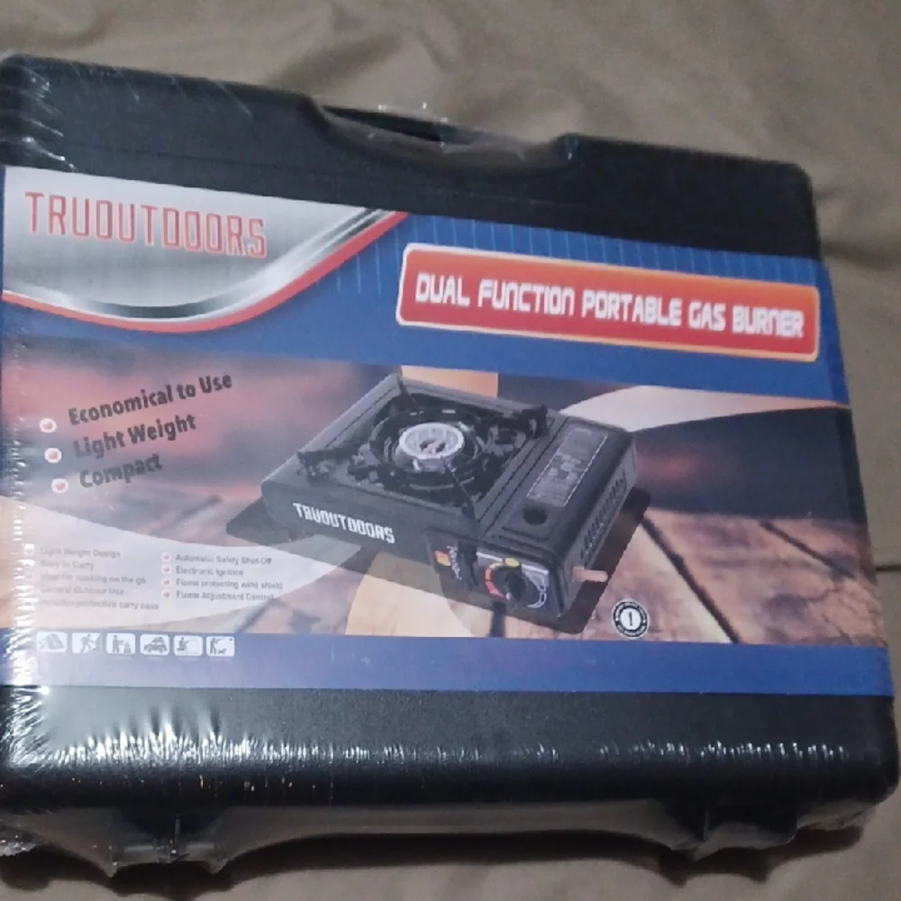 TruOutdoors Dual Function Portable Gas Burner, For Camping, Tailgaiting - Picture 1 of 1